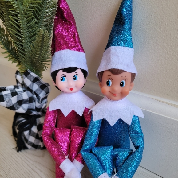 Boutique Other Pink Elf On A Shelf Sapphire Blue Elf Christmas
